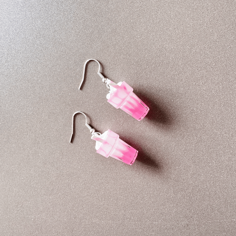 Ice Cream Sundae Pendant Earrings for Women